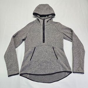 Lululemon Fleece And Thank You Hoodie Sweater Heathered‎ Smoky Blush Sz. 6